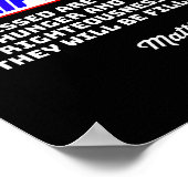 Hungrig schnapp dir eine Schriftstelle Lustiger Ch Poster (Ecke)