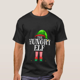 Hungrige Elf Matching Familiengruppe Weihnachten T-Shirt
