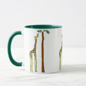Hungrige Giraffen-Tasse Tasse (Links)