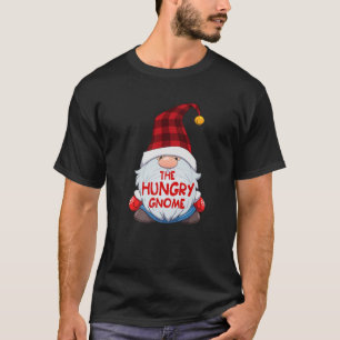 Hungrige Gnome Funny Matching Familie Weihnachten T-Shirt