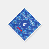 Hungrige Haie  Serviette (Ecke)