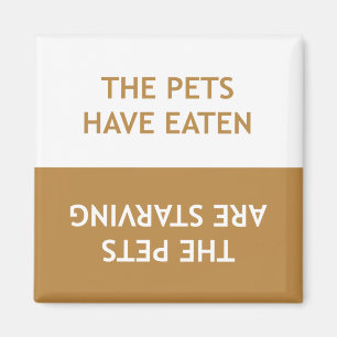 Hungrige Haustiere Magnet