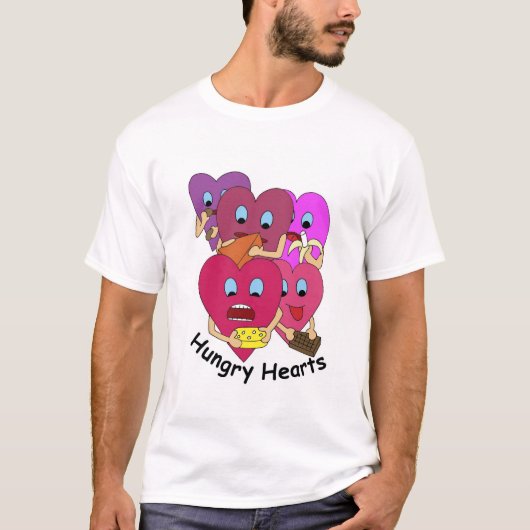 Hungrige Herzen T-Shirt (Vorderseite)