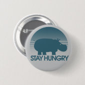 Hungrige Inspiration bleibe Button (Vorne & Hinten)