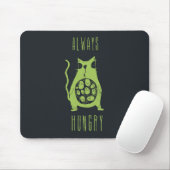 Hungrige Katze hat Hunger Mousepad (Mit Mouse)