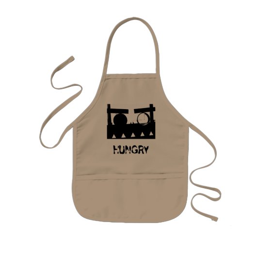 Hungrige Monster-KinderSchürze Kinderschürze (Vorne)