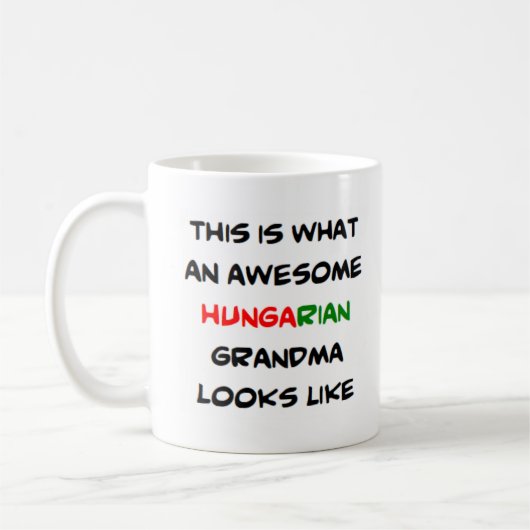 hungrige Oma, phantastisch Kaffeetasse (Links)