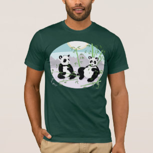Hungrige Pandas (dunkel) T-Shirt