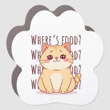 Hungrige rote Katze