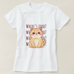 Hungrige rote Katze T-Shirt