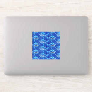 Hungrige Weiße Haie  Aufkleber