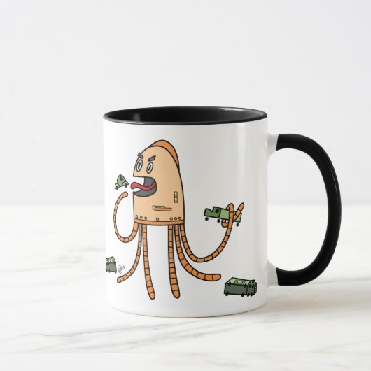 Hungriger Bot - Tasse (Rechts)