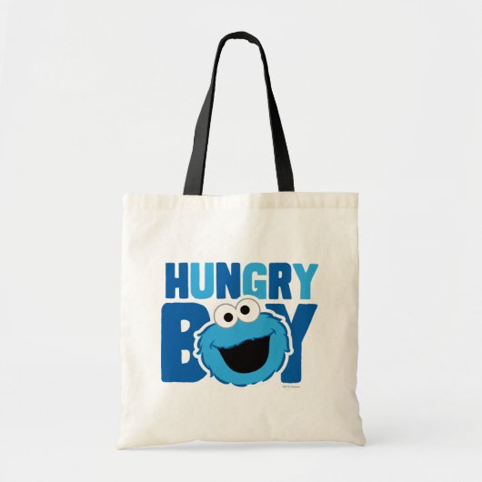 Hungriger Cookie-Monster Tragetasche (Vorne)