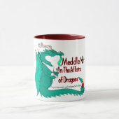 Hungriger Drache Tasse (Zentrum)