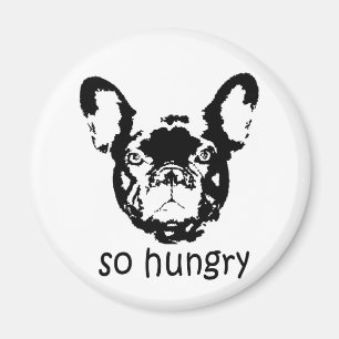 Hungriger Frenchie Magnet