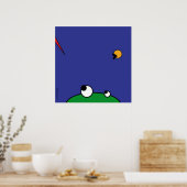 Hungriger Frosch - Sturmangriff Poster (Küche)