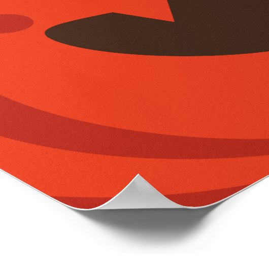 Hungriger Heilkürbis Poster (Ecke)