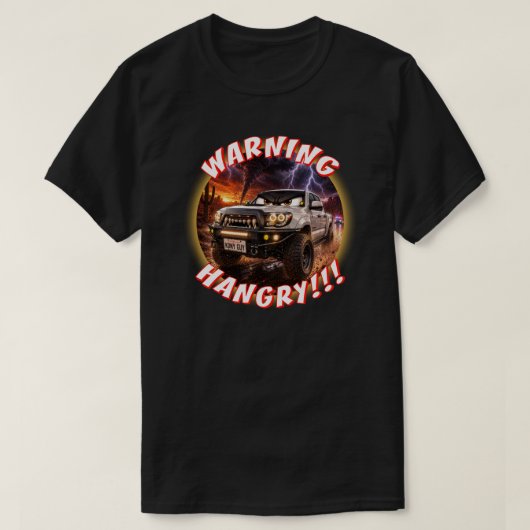 Hungriger LKW T-Shirt (Design vorne)
