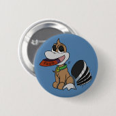 Hungriger Platypi Knopf Button (Vorne & Hinten)