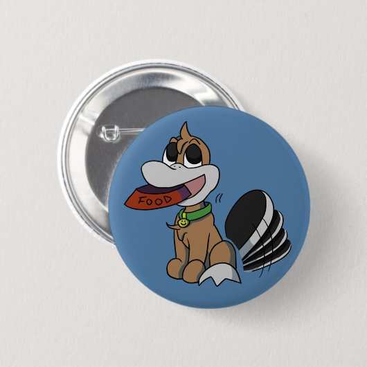 Hungriger Platypi Knopf Button (Vorne & Hinten)
