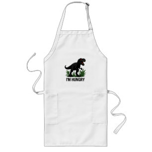 Hungriger T-Rex Lange Schürze