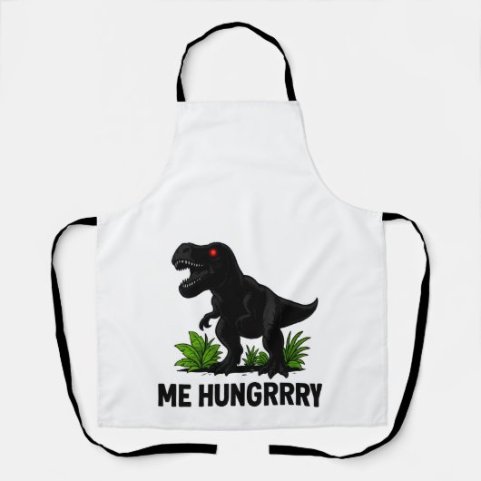Hungriger T-Rexx Schürze (Vorderseite)