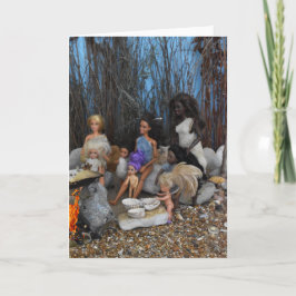 Hungriges Abendessen. Karte