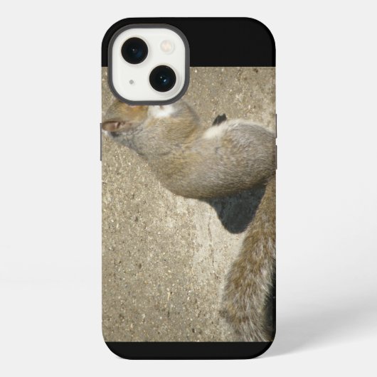 Hungriges Eichhörnchen Horatio iPhone Hülle (Rückseite)