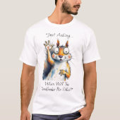 Hungriges Eichhörnchen T-Shirt (Vorderseite)