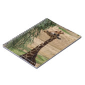 Hungriges Giraffen-Notizbuch Notizblock (Linke Seite)