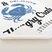 Hungriges Krabben-Restaurant-Plakat Sherpadecke (3/4)