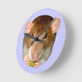 HungriRat Wall Clock Runde Wanduhr (Winkel)