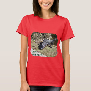 Hungry Alligator an der Everglades T-Shirt