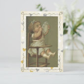 Hungry Baby Dankeskarte (Stehend Vorderseite)