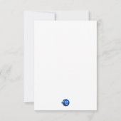 Hungry Baby Dankeskarte (Rückseite)