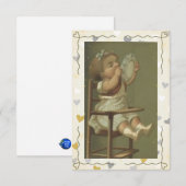 Hungry Baby Dankeskarte (Vorne/Hinten)