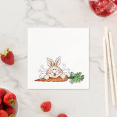 Hungry Bunny Serviette (Beispiel)