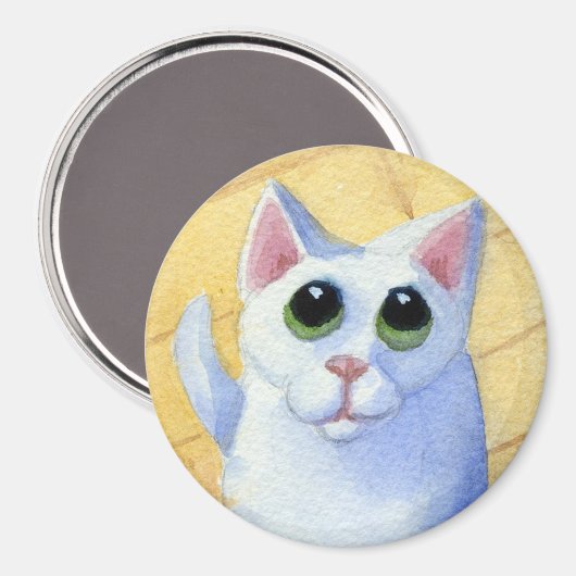 Hungry Cat Magnet (Vorderseite/Rückseite)