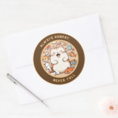 Hungry Cat Sticker - Kawaii Spaß Design (Umschlag)