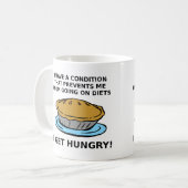 Hungry Condition Funny Mug Kaffeetasse (Vorderseite Links)