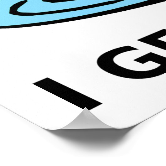 Hungry Condition Funny Poster (Ecke)