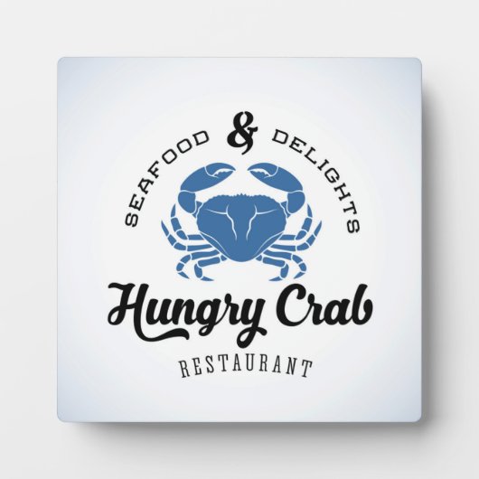 Hungry Crab Restaurant Poster Fotoplatte (Vorderseite)