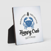 Hungry Crab Restaurant Poster Fotoplatte (Vorderseite)