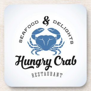 Hungry Crab Restaurant Poster Getränkeuntersetzer