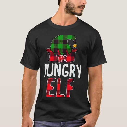 Hungry Elf Matching Family Group Christmas Party P T-Shirt (Vorderseite)