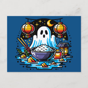 Hungry Ghost Festival Grafik Kunst Postkarte