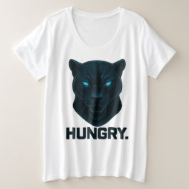 HUNGRY GROßE GRÖßE T-Shirt