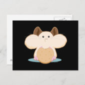 Hungry Hamster Postkarte (Vorne/Hinten)