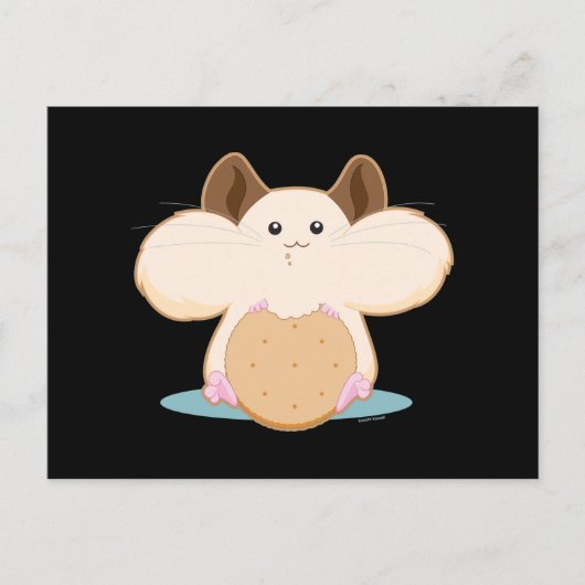 Hungry Hamster Postkarte (Vorderseite)