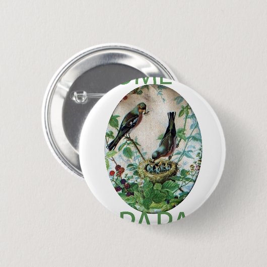 Hungry Hearts: Papa's Got Food! Button (Vorne & Hinten)